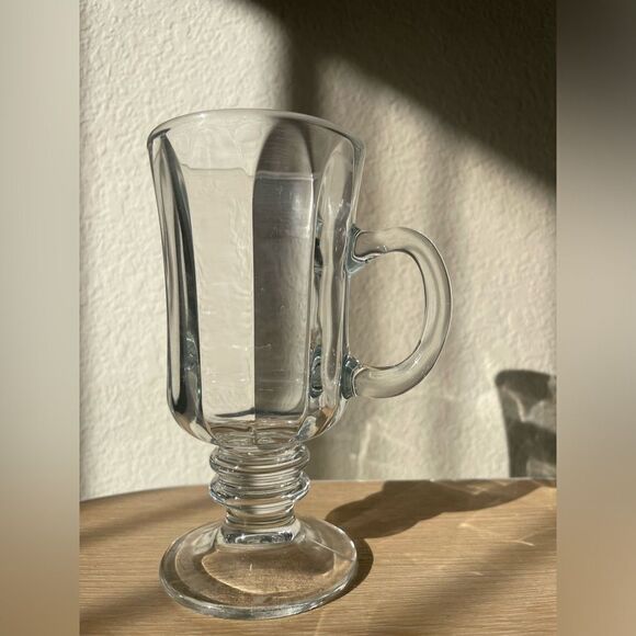 Vintage | Set of 2 Irish Coffee Mugs Drinkware with Handle - Picture 5 of 8